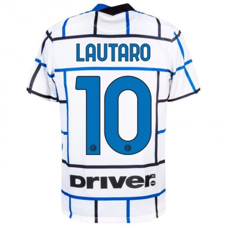 Billiga Fotbollströjor Inter Milan Lautaro Martinez 10 Borta tröja 2020/21 Kortärmad